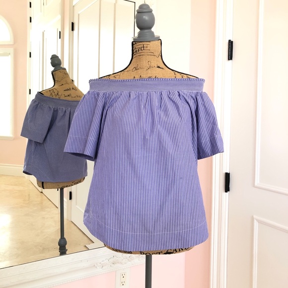 J. Crew Tops - J. Crew Off the Shoulder Blouse